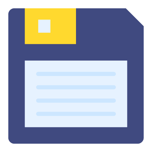 Diskette technology floppy interface icon Diskette technology floppy interface icon