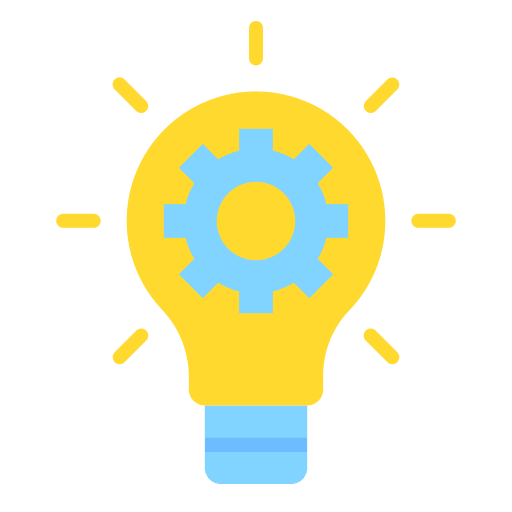Idea process science idea icon Idea process science idea icon
