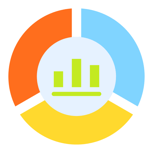 Pie chart statistics business stats icon Pie chart statistics business stats icon