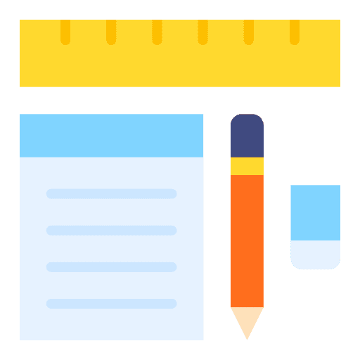 Stationary study education centimeter icon Stationary study education centimeter icon