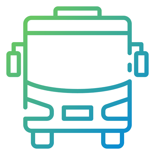 Bus transportation bus travel icon