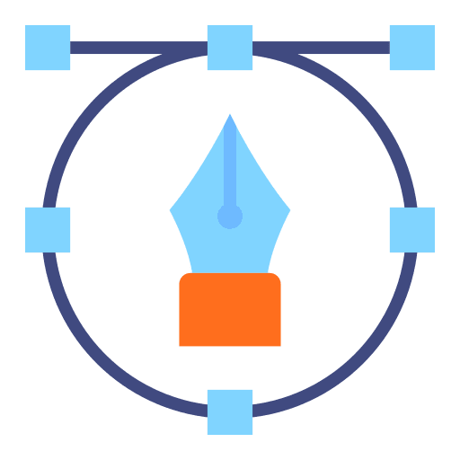 Vector edit tools art and design pen icon Vector edit tools art and design pen icon