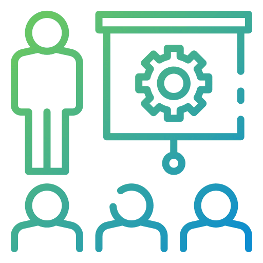 Workshop practice workshop presentation icon