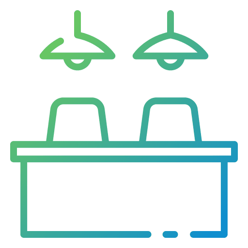 Coworking coworking studio table icon