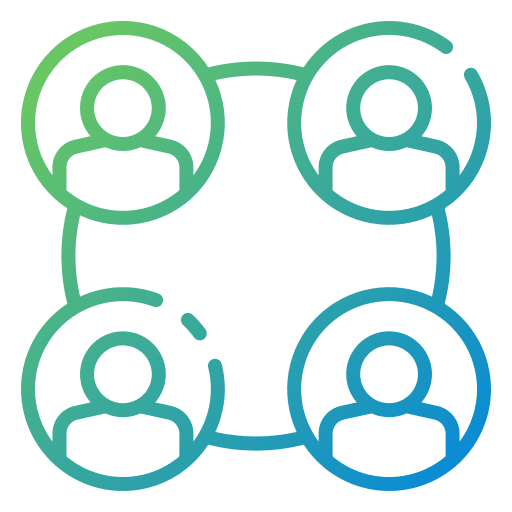 Collaboration strategy networking connection icon Collaboration strategy networking connection icon