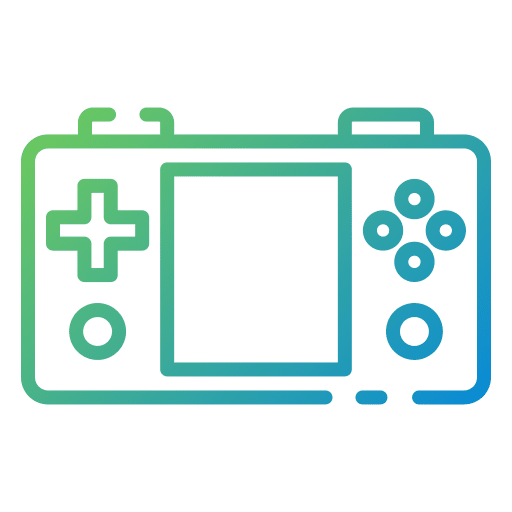 Game console electronic entertainment game console icon Game console electronic entertainment game console icon