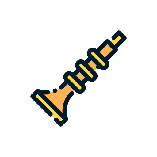 Clarinet orchestra music instrument music and multimedia icon