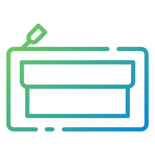 Pencil case writing tool pencil case office material icon Pencil case writing tool pencil case office material icon
