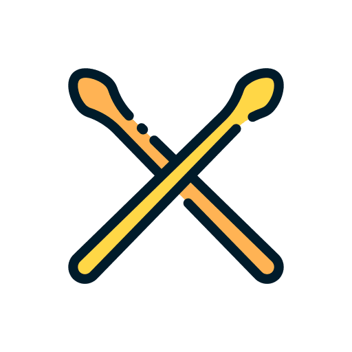 Drumstick drum drums music and multimedia icon Drumstick drum drums music and multimedia icon