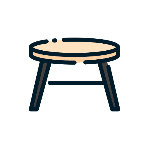 Table furniture and household table music and multimedia icon Table furniture and household table music and multimedia icon