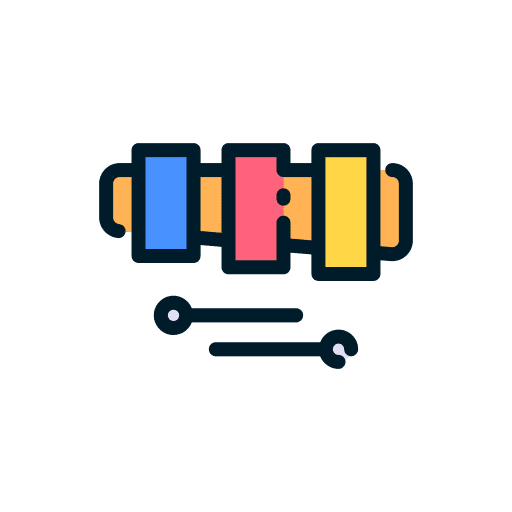 Xylophone xylophone percussion instrument orchestra icon Xylophone xylophone percussion instrument orchestra icon