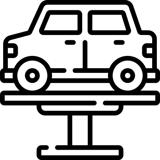 Car lift car lift garage service icon