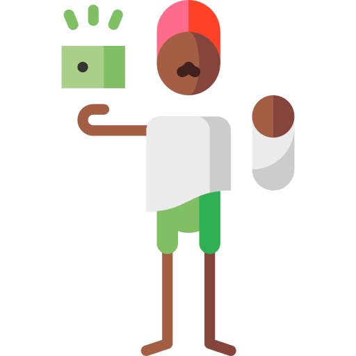 Permanent resident card permanent resident card man people icon