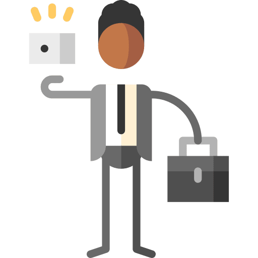 Work visa immigrant people work visa icon