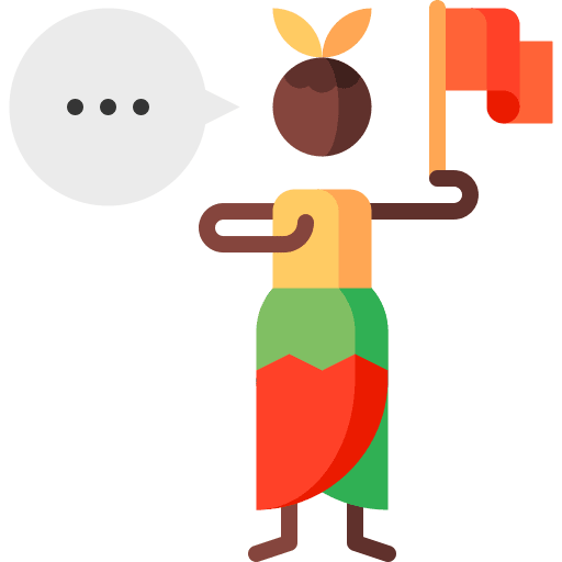 Naturalization chat immigration woman icon Naturalization chat immigration woman icon