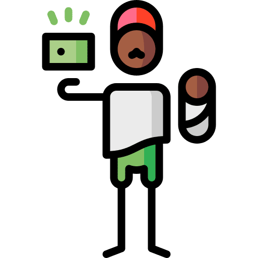 Permanent resident card permanent resident card child people icon