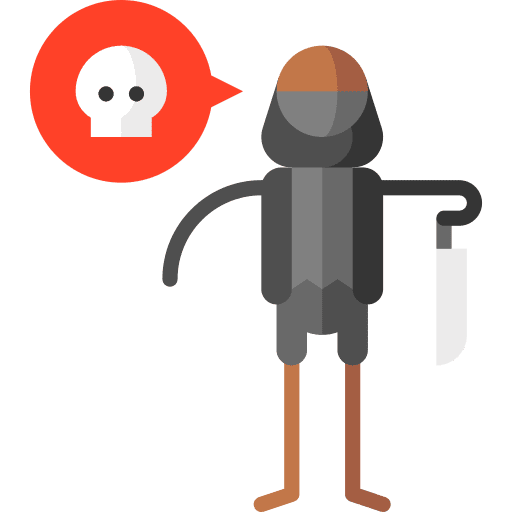 Violence knife immigration violence icon Violence knife immigration violence icon