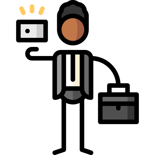 Work visa work visa man people icon