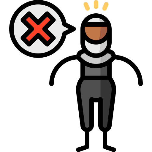 Discrimination people chat refugee icon Discrimination people chat refugee icon