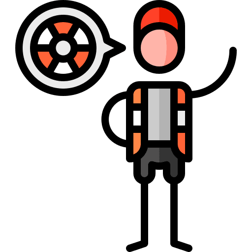 Help security user immigration icon Help security user immigration icon