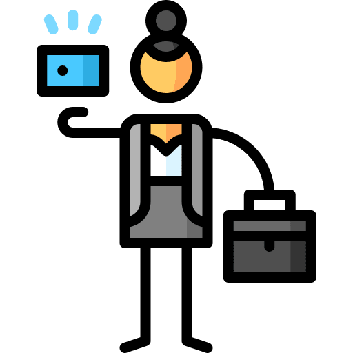 Blue card profession blue card briefcase icon Blue card profession blue card briefcase icon
