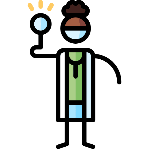 Medical inspection doctor woman health check icon Medical inspection doctor woman health check icon