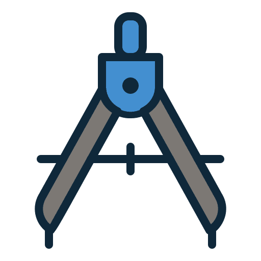 Compass education stationery school supplies icon