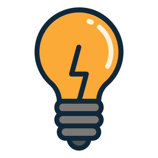 Light bulb electricity electronics innovation icon