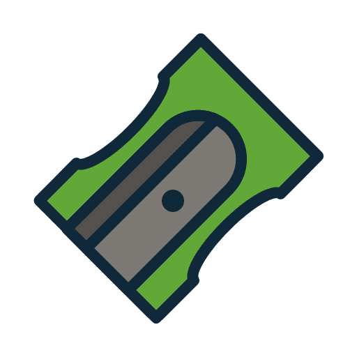 Pencil sharpener pencil sharpener school material tool icon
