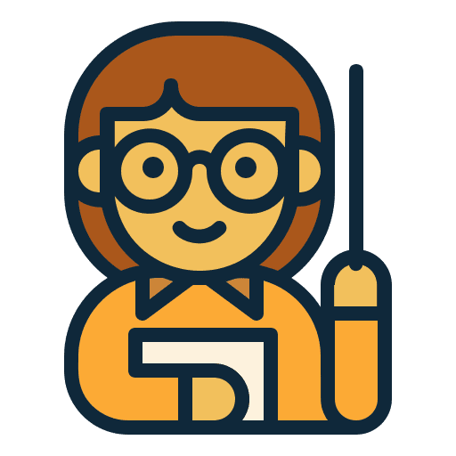 Teacher education teacher user icon