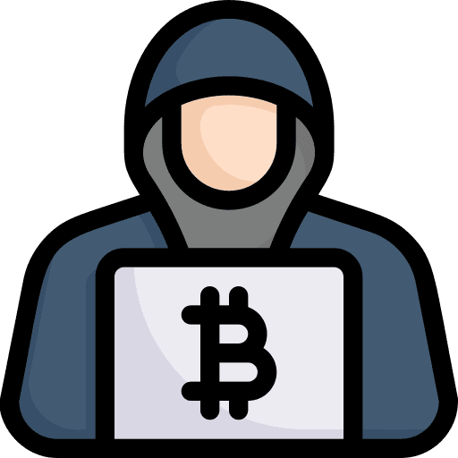 Hacker security avatar digital currency icon