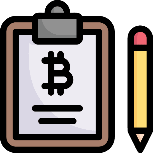 Clipboard cryptocurrency bitcoin digital money icon Clipboard cryptocurrency bitcoin digital money icon