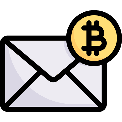 Email business and finance digital money communications icon Email business and finance digital money communications icon