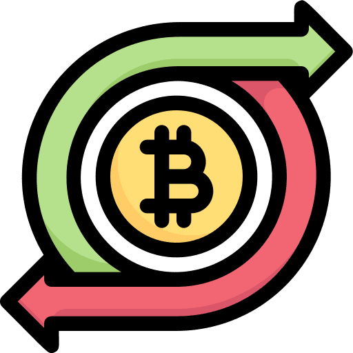 Exchange coin business and finance transfer icon Exchange coin business and finance transfer icon