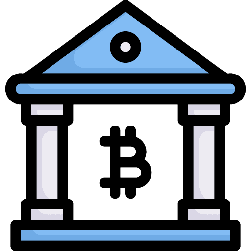 Bank payment business and finance digital currency icon Bank payment business and finance digital currency icon