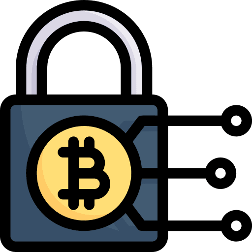 Lock business and finance security padlock icon Lock business and finance security padlock icon