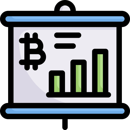 Presentation statistics presentation bar chart icon Presentation statistics presentation bar chart icon
