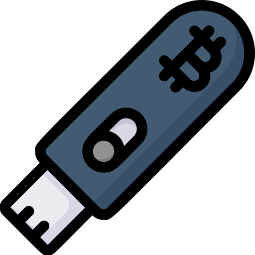 Usb drive bitcoin electronics flash drive icon Usb drive bitcoin electronics flash drive icon