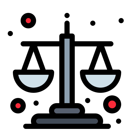Balance scale justice scale legal balance scale icon