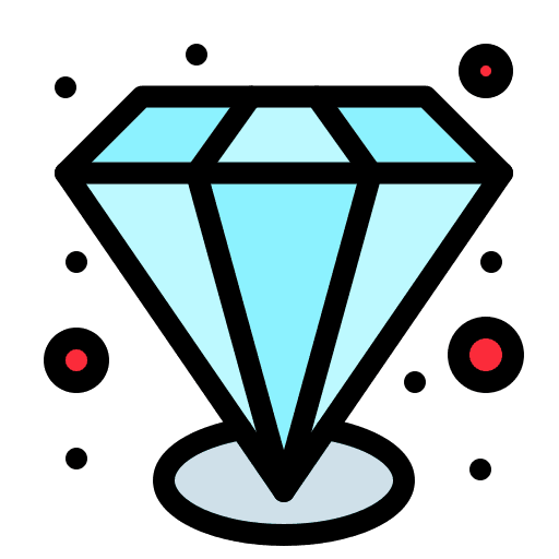 Diamond gem luxury quality icon Diamond gem luxury quality icon