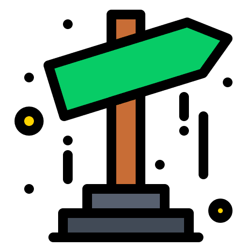 Direction orientation panel direction icon Direction orientation panel direction icon