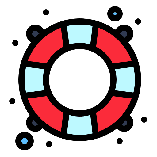 Lifebuoy security salvation help icon
