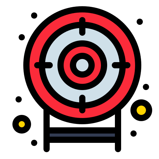 Target define focus point icon