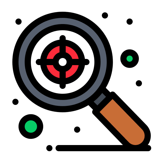 Focus target ui magnifier icon Focus target ui magnifier icon