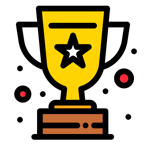 Trophy cup award sports and competition icon Trophy cup award sports and competition icon