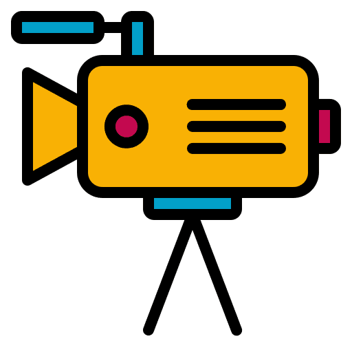 Camcorder electronic cinema movie icon Camcorder electronic cinema movie icon