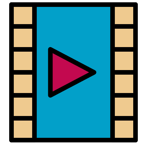 Film browser video play interface icon Film browser video play interface icon