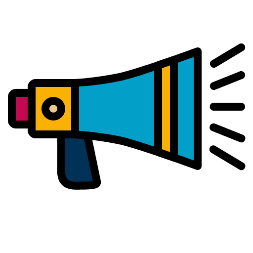 Speaker sound bullhorn megaphone icon