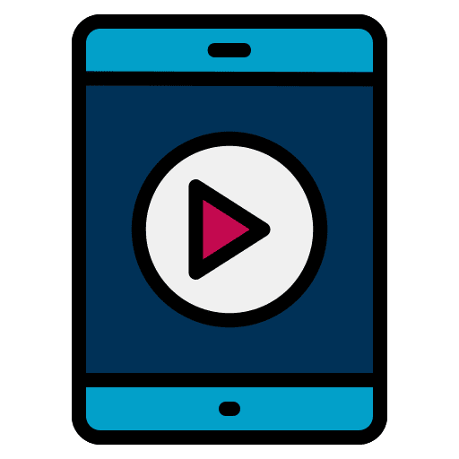 Video online advertising movie icon Video online advertising movie icon
