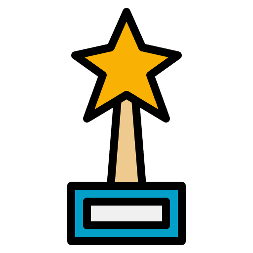 Award movie reward star icon Award movie reward star icon